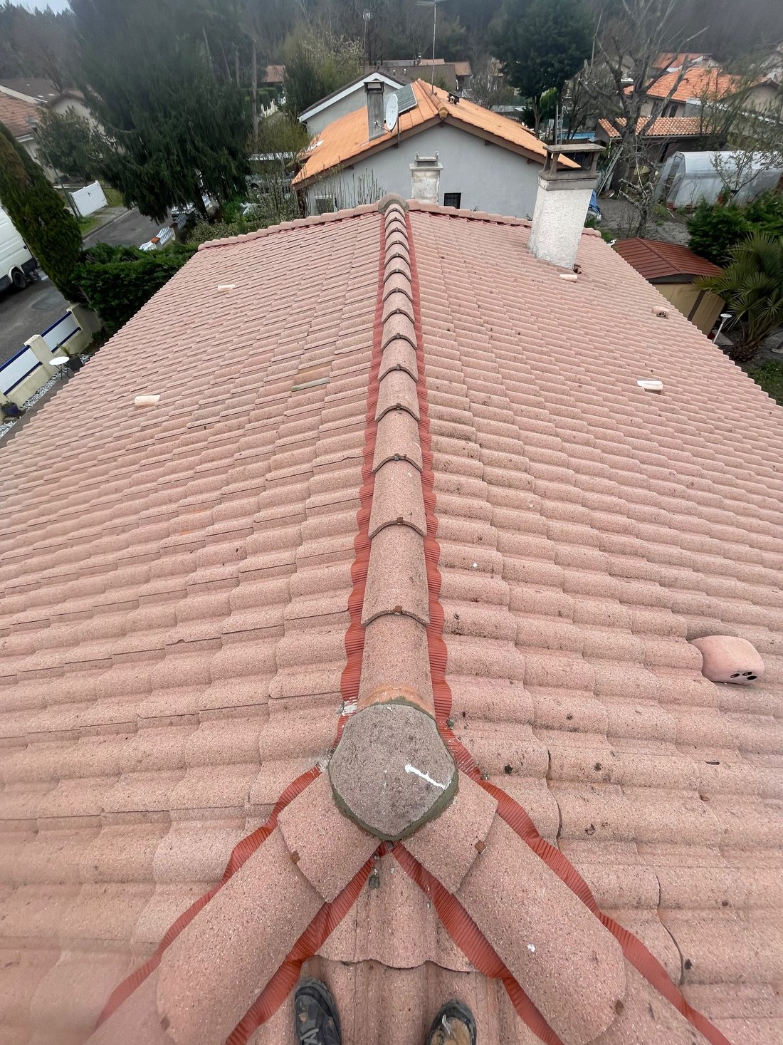 Pose de l ecran sous-toiture